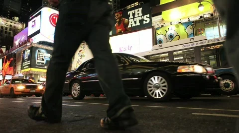 Time Square 2 Stock Footage 625702