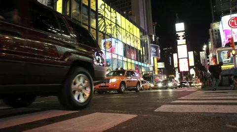 Time Square 3 Stock Footage 625710