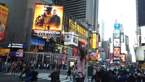 TIME SQUARE 3 NYC Stock Footage 155995275