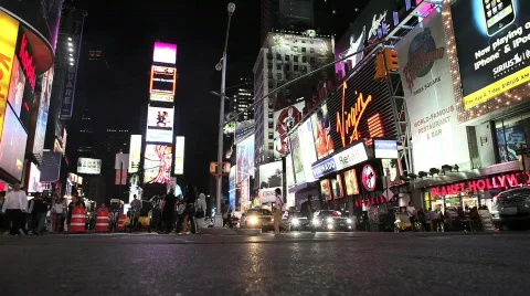 Time Square 7 Stock Footage 625691