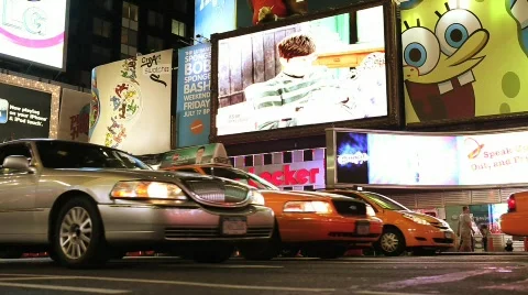 Time Square 8 Stock Footage 625697