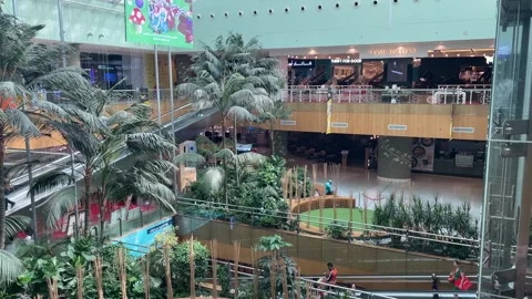 Time square centre Dubai Stock Footage 247348934