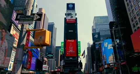 Time Square Stock Footage 156936823