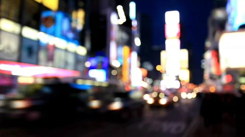 Time Square, New York Stock Footage 589632
