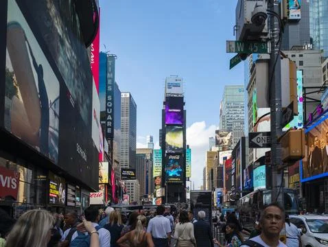 Time square NYC Stock Photos