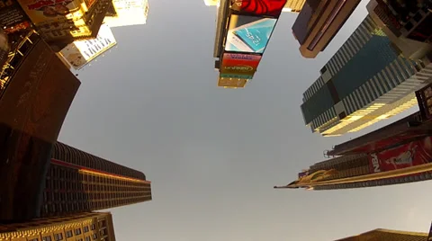 TIME SQUARE SKY Stock Footage 35318627