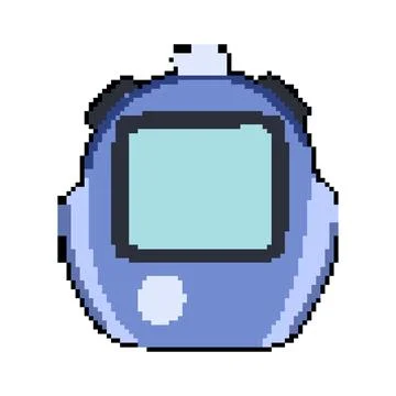 Time stopwatch pixel art vector illustration Illustrazione stock
