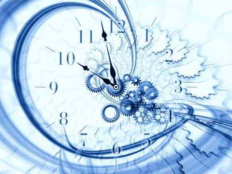 Time stream Stock Illustration
