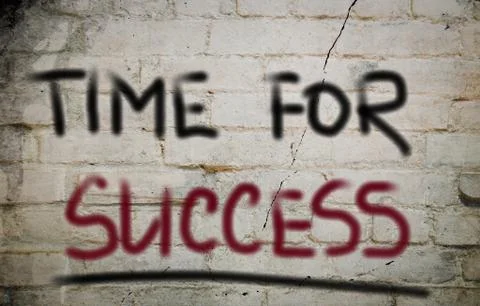 Time For Success Concept Stock Illustration