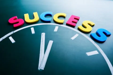 Time to success concept Fotos de archivo