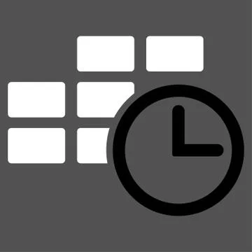 Time Table Icon Illustrazione stock