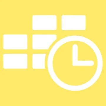 Time Table Icon Illustrazione stock