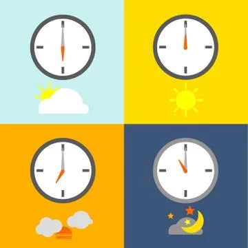 TIME TABLE Stock Illustration