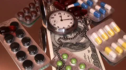Time to take a pill Video stock 16345441