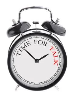 Time for talk Stock Photos
