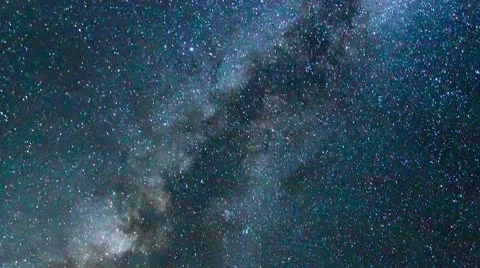 Time tapse of night sky and milky way galaxy Vídeo Stock 10592518