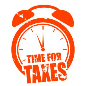 Time For Taxes Stock Illustration