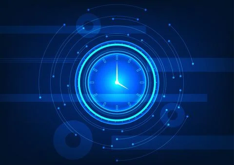 Time technology The back of the watch has a geometric element on the dial. .. Stockillustratie