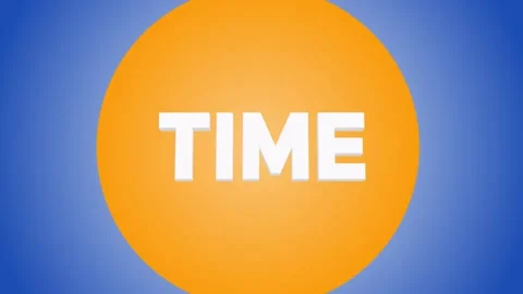 TIME text 3D Transition 4k 動画素材 271119982