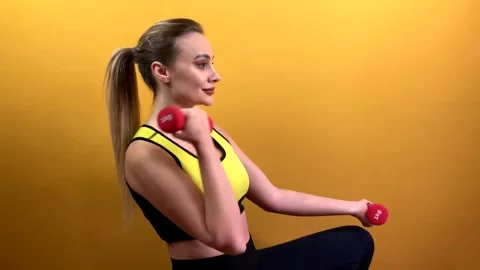 Time to train these arms Stock Footage 240708862