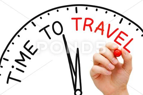 Time to travel Stock Illustration
