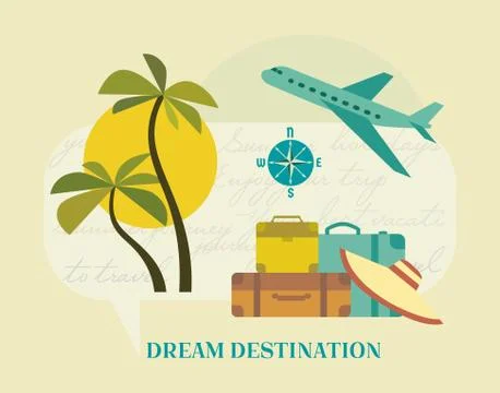 Time to travel. Stock Illustration