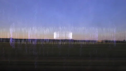 Time travel at the speed of light concept with visual algorithm in blue color Stock Footage 164626418