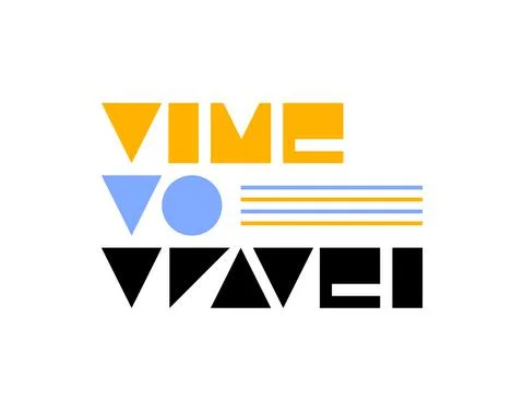 Time to travel. Vector composition in minimalistic font style Stock Illustration