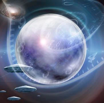 Time travellers 스톡 일러스트