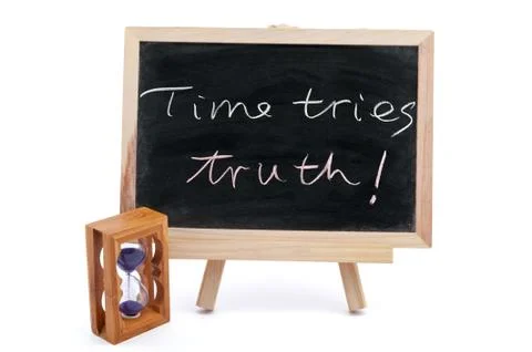 Time tries truth Stock Photos
