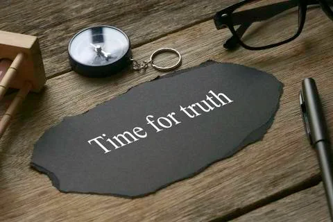 Time For Truth Stock Photos