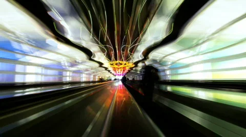 Time Tunnel Stock Footage 637941