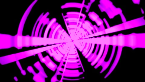 Time Tunnel Solar Beam Background abstract loop psychedelic, purple 4K 25p Stock Footage 300700105