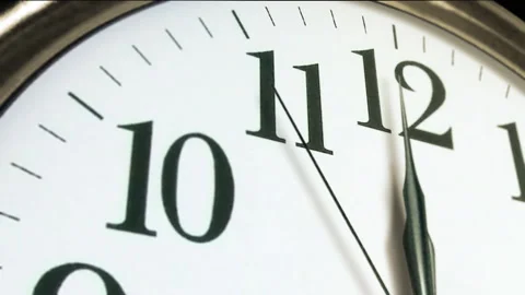 Time Twelve O Clock 스톡 동영상 85725141