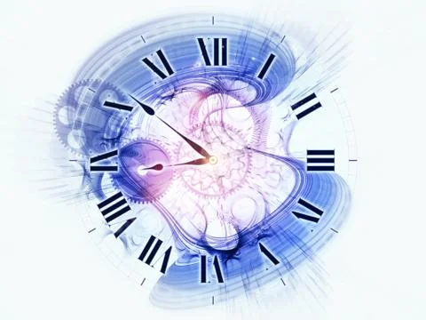 Time twist Stock Illustration