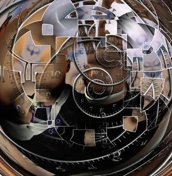 The time twister Stock Illustration