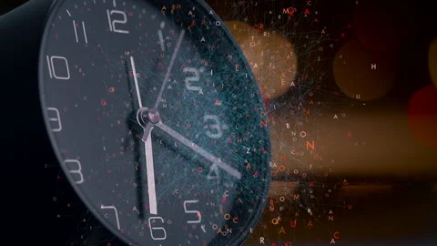 Time Unfolding A CloseUp of an Alarm Clock in Dynamic and Captivating Stock Footage 294269318