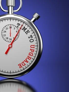 Time To Upgrade Concept. Stock Illustration