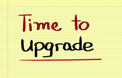 Time To Upgrade Concept Stockillustratie