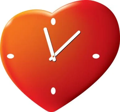 Time of the valentine's day. Stock Illustration