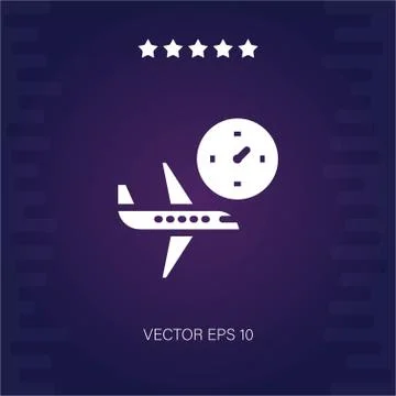 Time vector icon Stock Illustration