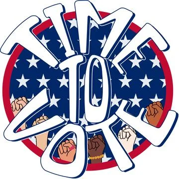 Time to vote Ilustración de archivo