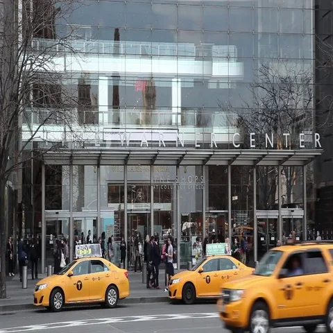 Time Warner Center Columbus Circle Manhattan Stock Footage 69459008