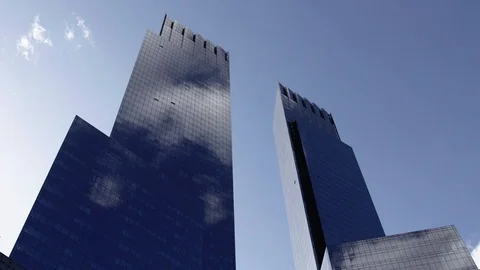 Time Warner Center Timelapse 4K Video stock 74071843