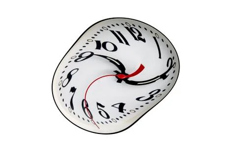 Time warp, conceptual artwork Stock Illustration