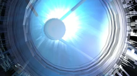 Time Warp Machine Effect &amp; Transition Video stock 12661307