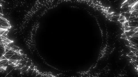 Time warp tunnel animated background stock footage. Travelling through a worm Stock Footage 101880927