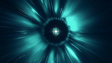 Time warp tunnel background Stock Illustration