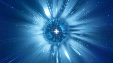 Time warp tunnel background Stock Illustration