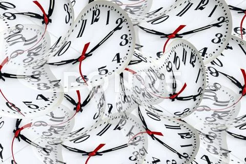 Time warps, conceptual artwork Stock Illustration